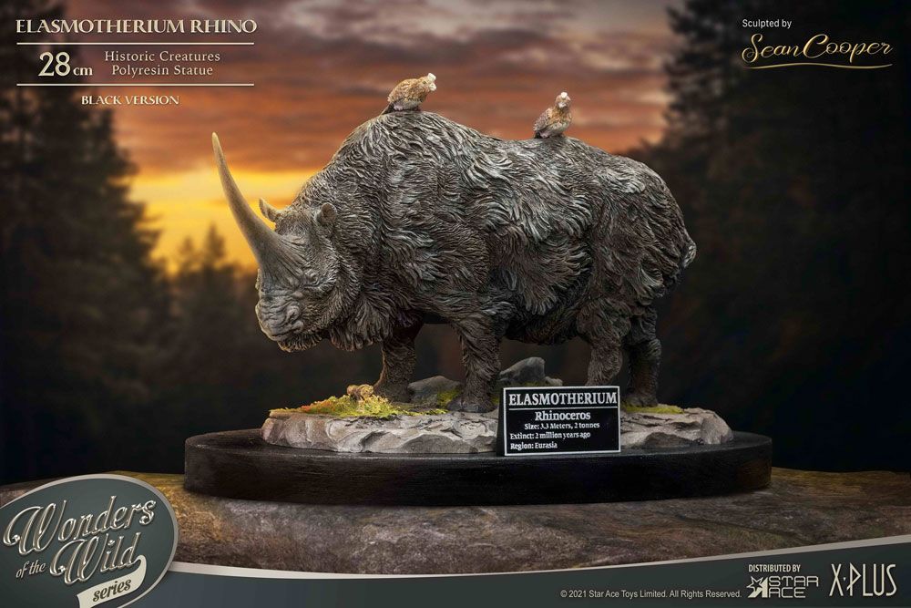 Elasmotherium Statue Rhino (Black) 28 cm Star Ace Toys