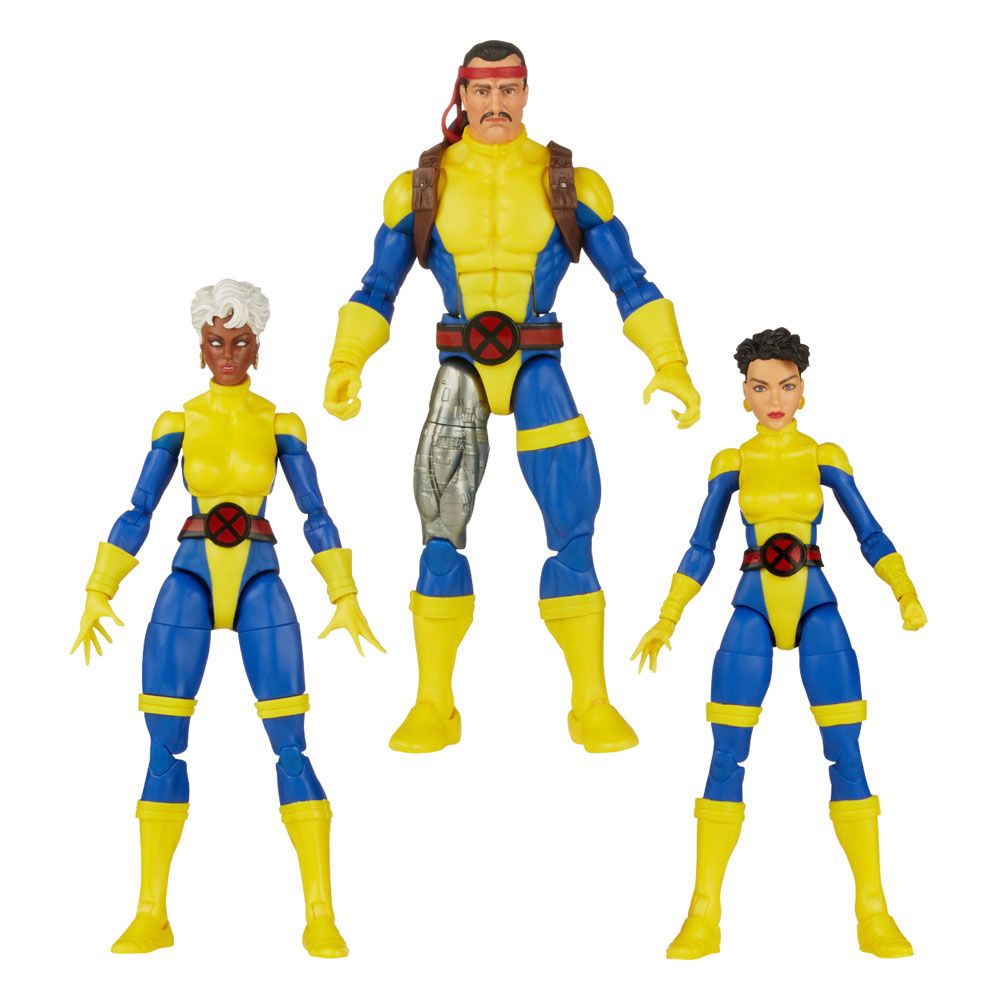X-Men 60th Anniversary Marvel Legends Action Figure 3-Pack Storm, Marvel's Forge, Jubilee 15 cm Hasbro