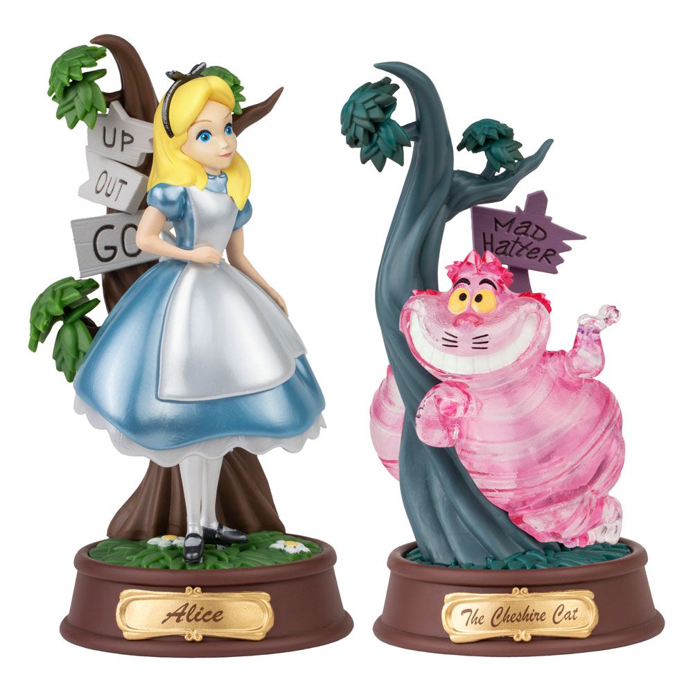 Alice in Wonderland Mini Diorama Stage Statues 2-pack Candy Color Special Edition 10 cm Beast Kingdom Toys