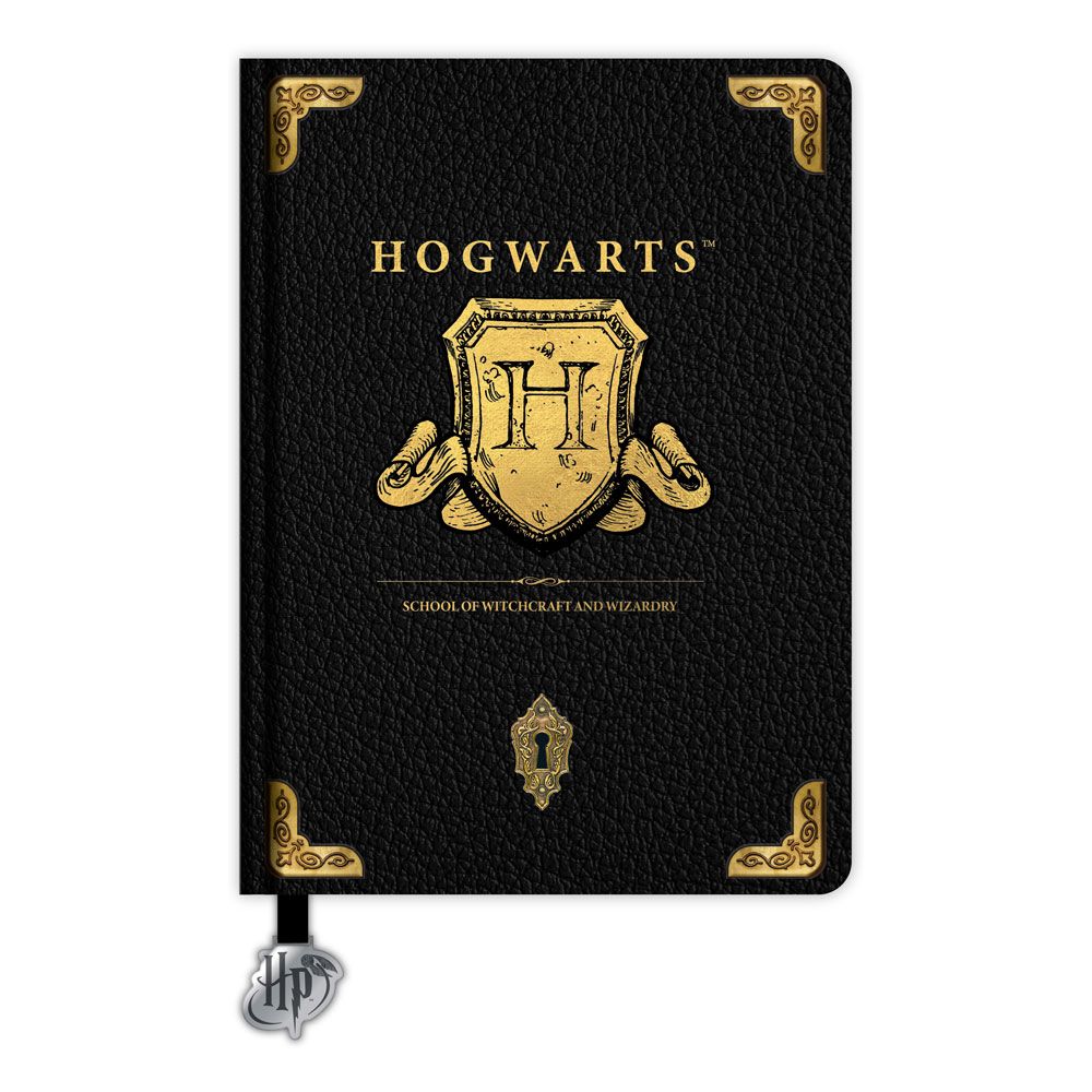 Harry Potter A5 Chunky Notebook (FSC) Hogwarts Shield Case (6) Blue Sky Studios