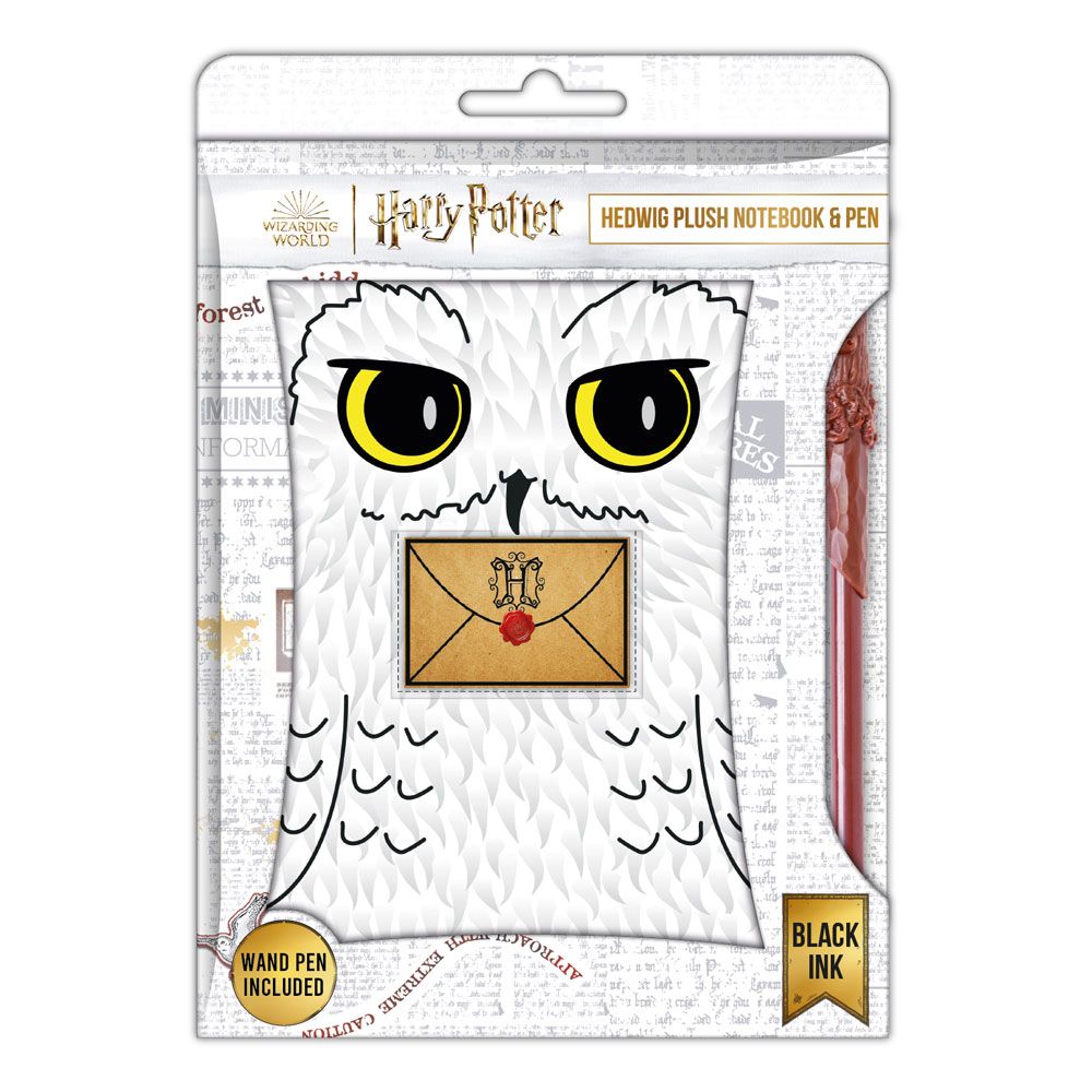 Harry Potter Plush Notebookset Hedwig Case (6) Blue Sky Studios