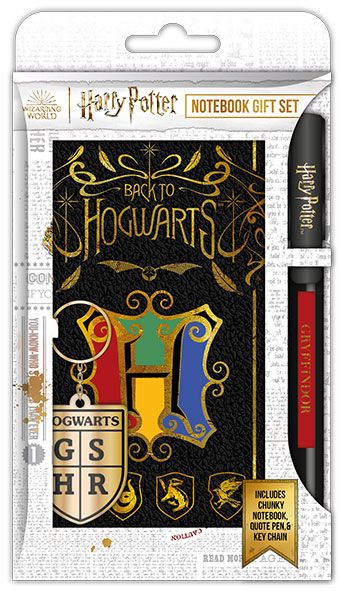 Harry Potter Notebook Gift Set Colourful Crest Case (6) Blue Sky Studios