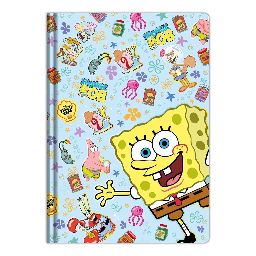 SpongeBob A5 Casebound Notebook Icons Case (6) Blue Sky Studios