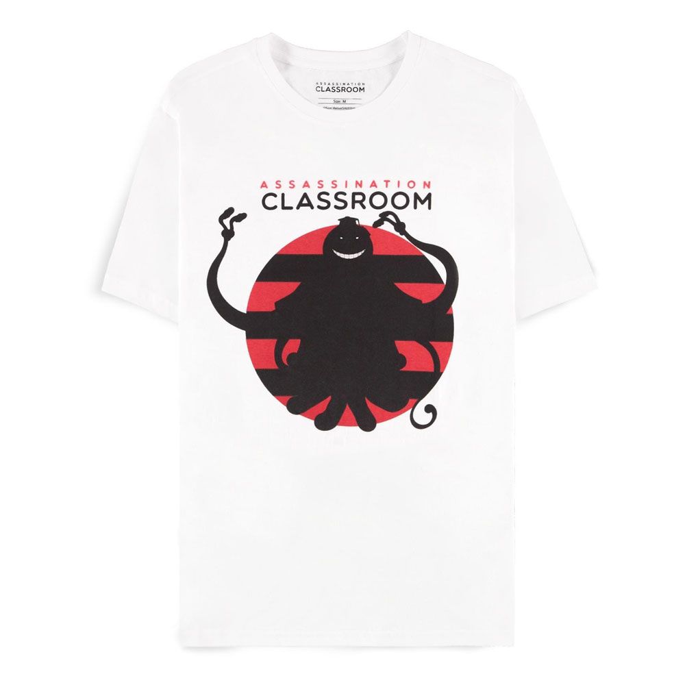 Assassination Classroom T-Shirt Koro-Sensei White Size S Difuzed
