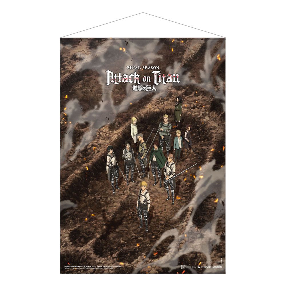 Attack on Titan: The Final Season Wallscroll Following the Rumbling 50 x 70 cm POPbuddies