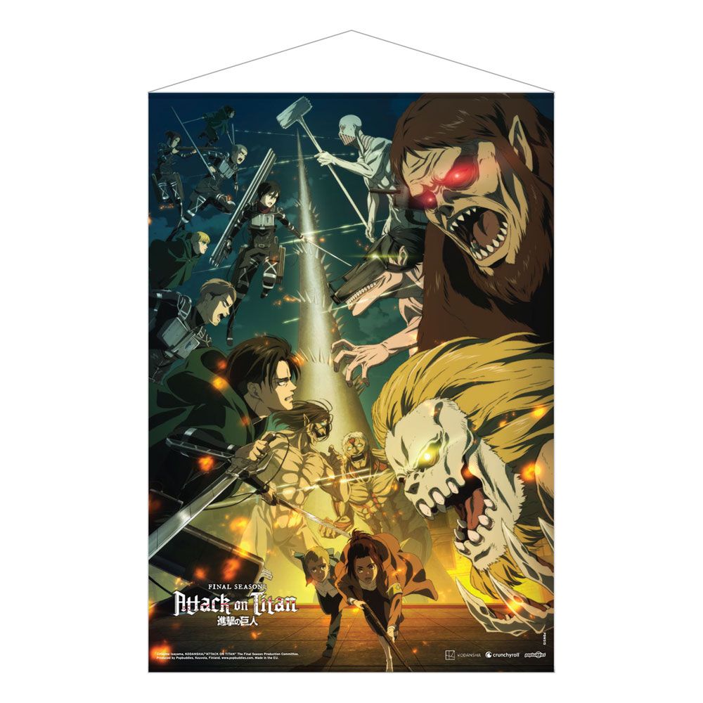 Attack on Titan: The Final Season Wallscroll Paradis Island Vs Marley 50 x 70 cm POPbuddies