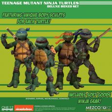 Teenage Mutant Ninja Turtles XL Action Figures Deluxe Box Set 17 cm Mezco Toys