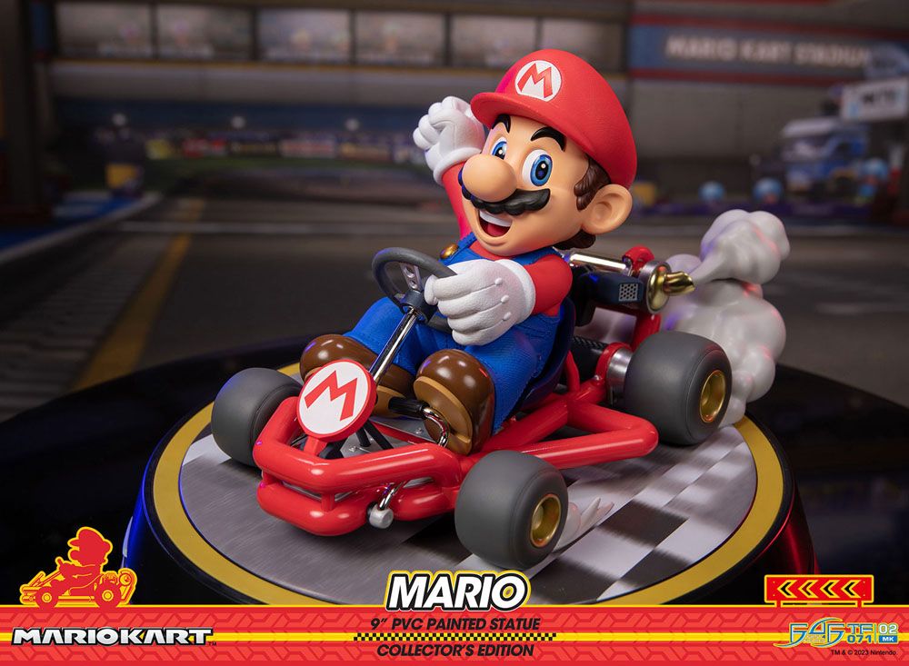 Mario Kart PVC Statue Mario Collector's Edition 22 cm First 4 Figures