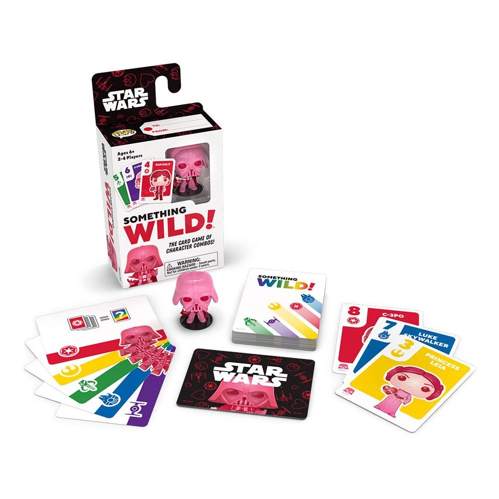 Star Wars Card Game Something Wild! Darth Vader Pink Edition Case (4) English Version Funko