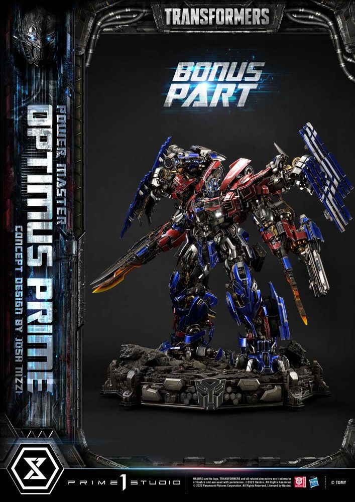 Transformers Museum Masterline Statue Powermaster Optimus Prime Concept by Josh Nizzi Ultimate Bonus Version 99 cm Prime 1 Studio