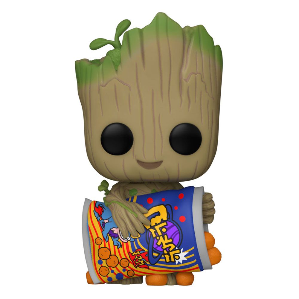 I Am Groot POP! Vinyl Figure Groot w/Cheese Puffs 9 cm Funko