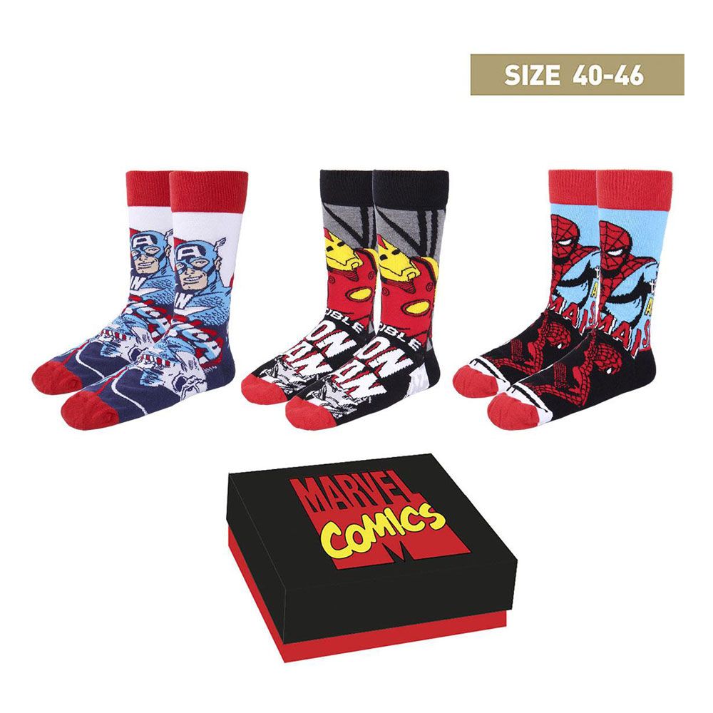 Marvel Socks 3-Pack Avengers 40-46 Cerdá