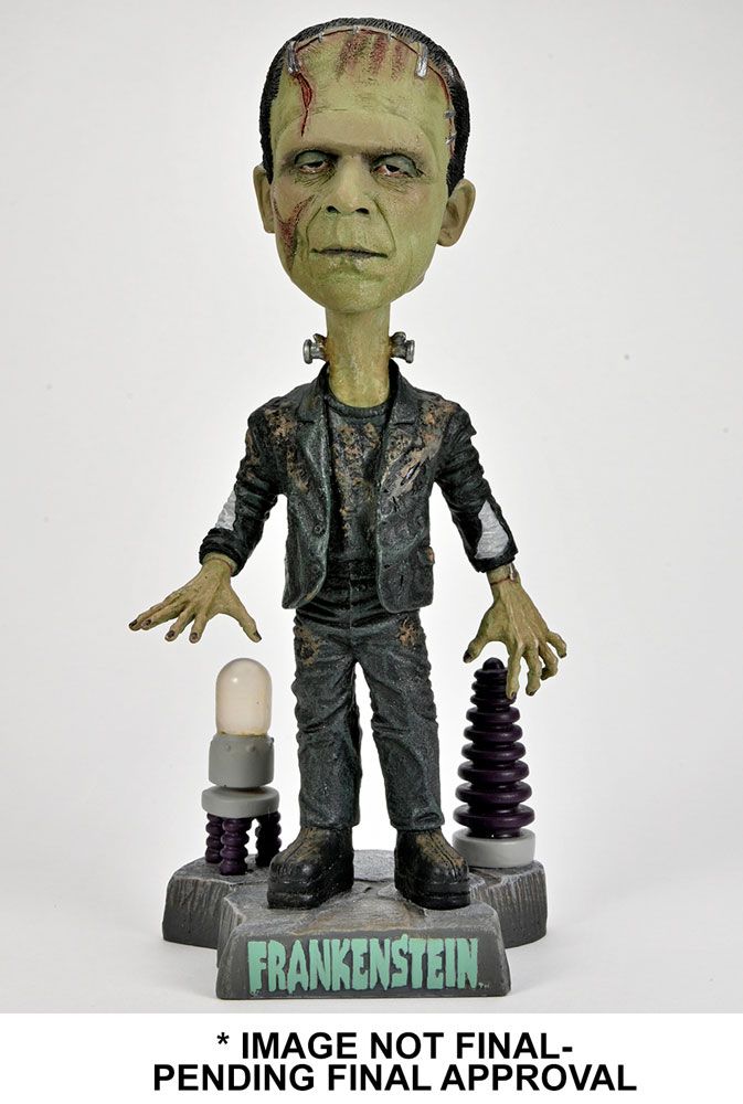 Universal Monsters Head Knocker Bobble-Head Frankenstein's Monster 20 cm NECA