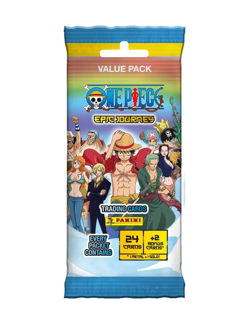 One Piece Trading Cards Epic Journey Value Pack Display (10) *English Version* Panini