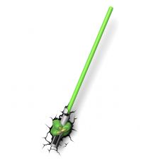 Yoda Lightsaber 3D LED Light Star Wars