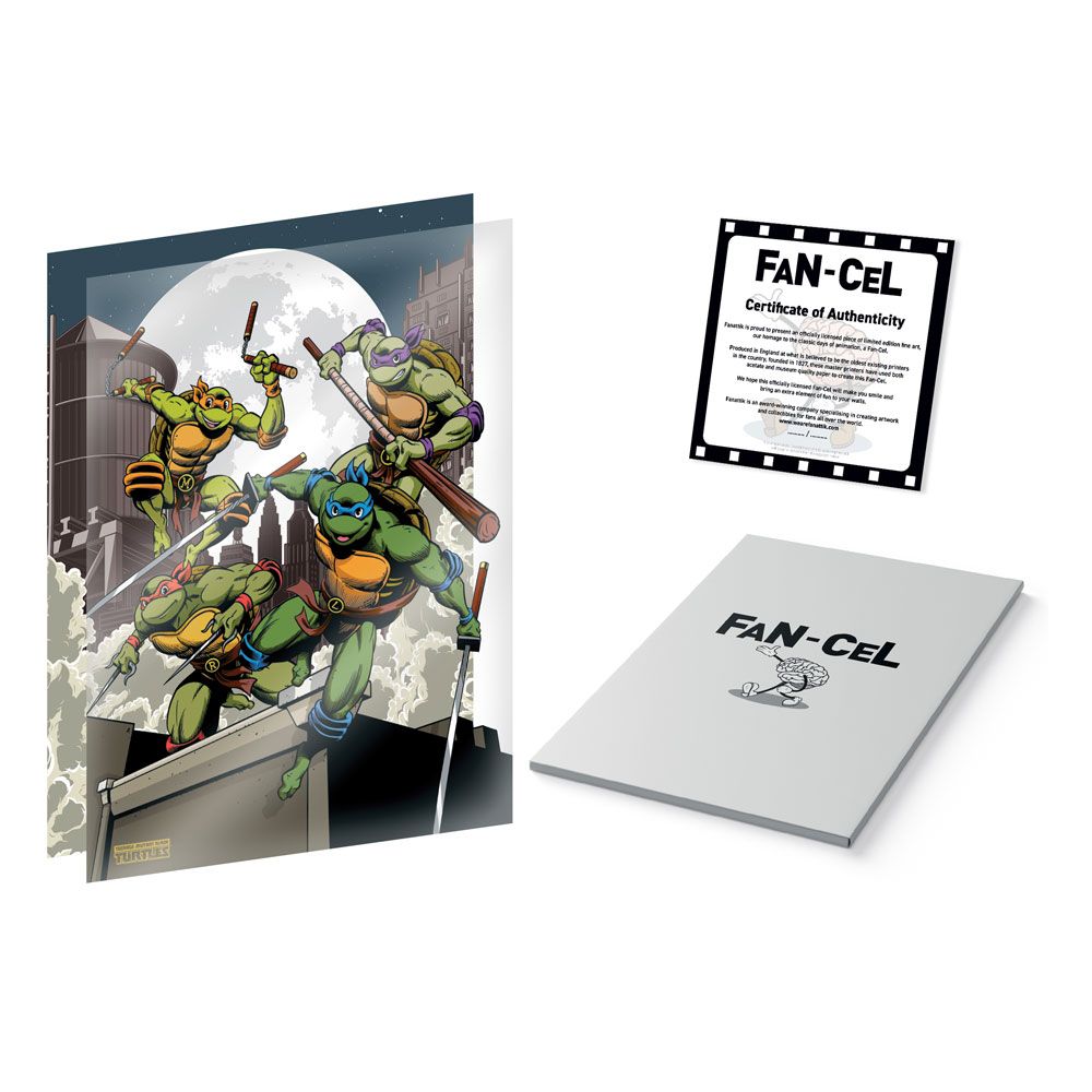 Teenage Mutant Ninja Turtles Art Print Limited Edition Fan-Cel 36 x 28 cm FaNaTtik