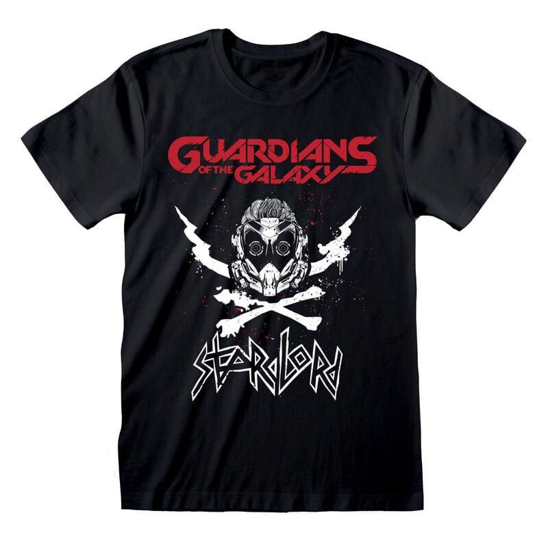 Marvel's Guardians of the Galaxy T-Shirt Crossbones Size L Heroes Inc