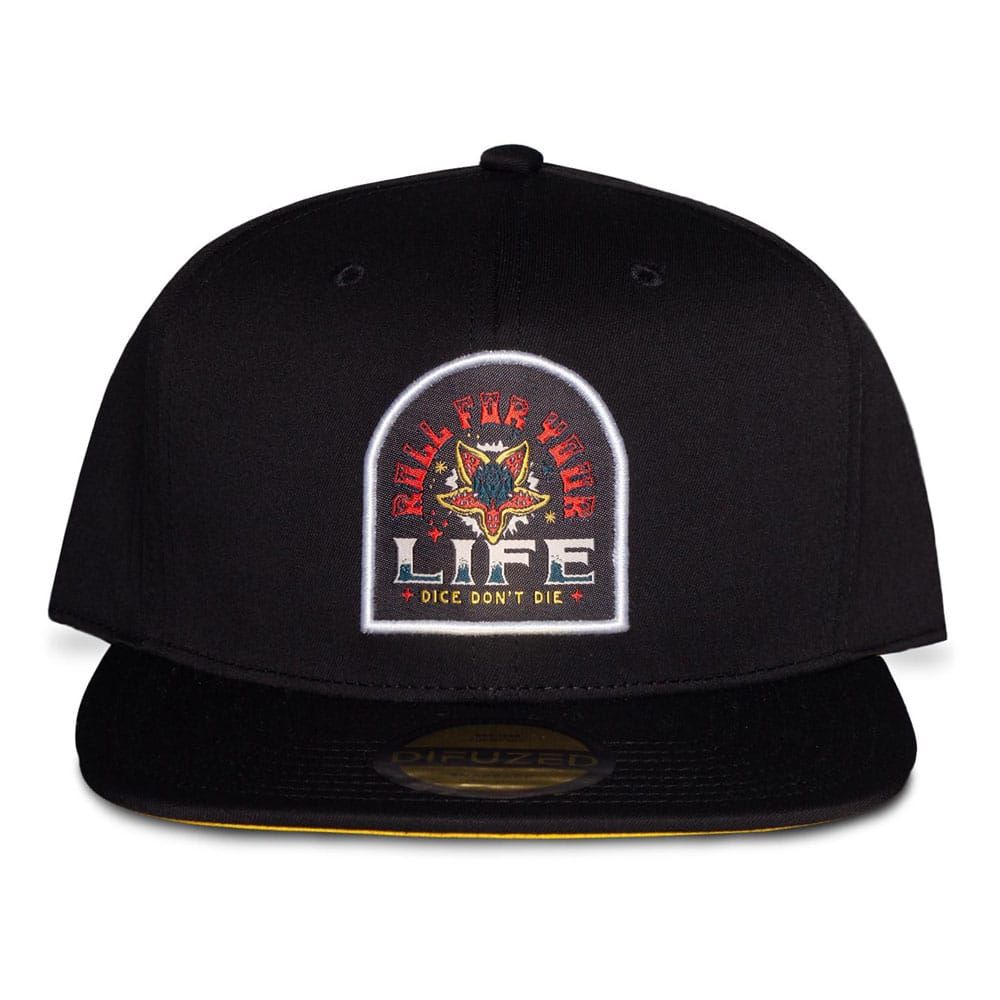 Stranger Things Snapback Cap Roll for your life Difuzed