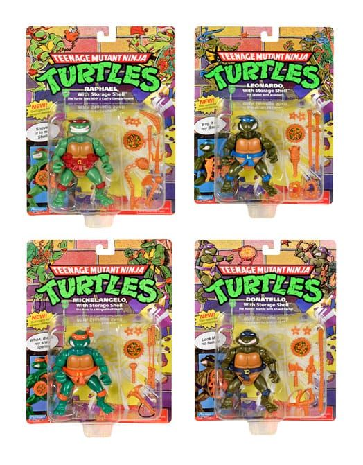 Teenage Mutant Ninja Turtles Action Figures Classic Turtle 10 cm Assortment (12) Playmates