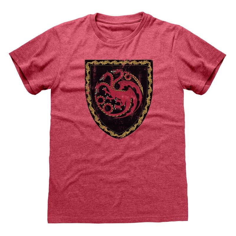 House Of The Dragon T-Shirt Targaryen Crest Size S Heroes Inc
