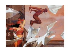 Marvel Art Print Daredevil & Elektra 46 x 61 cm - unframed