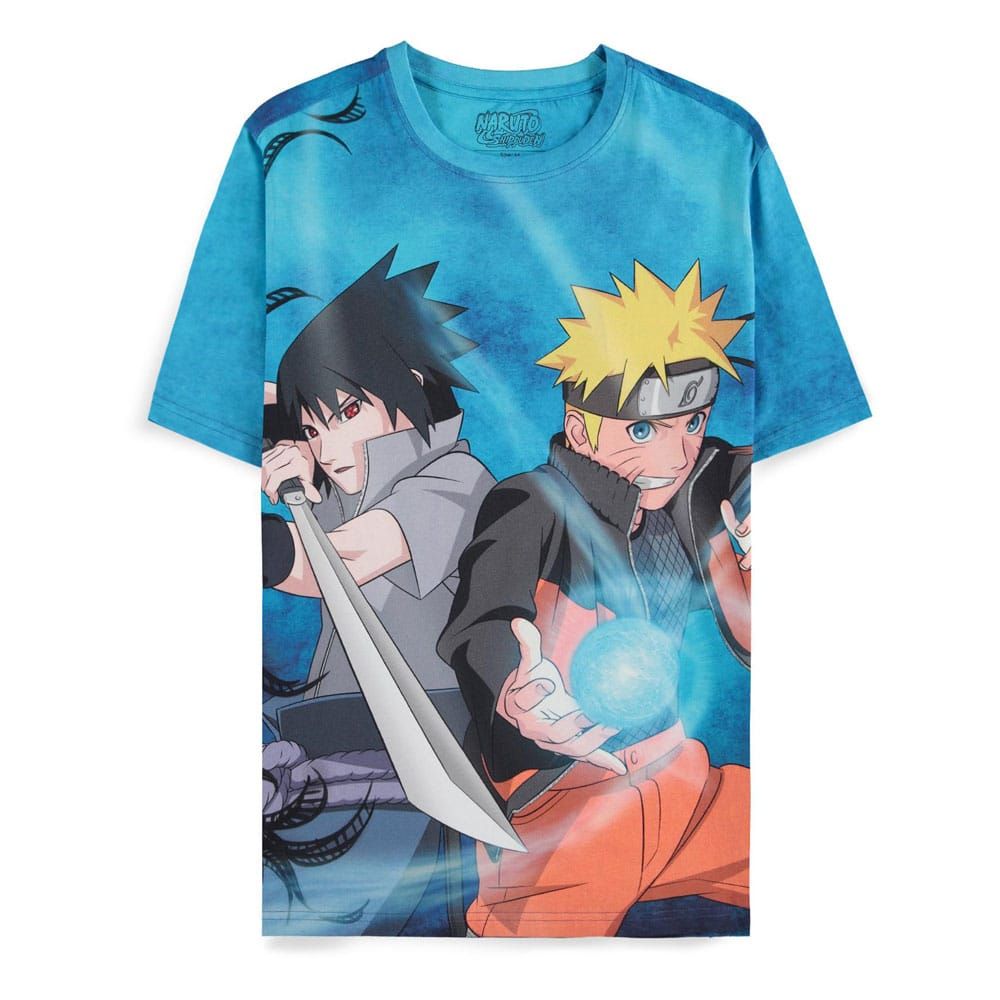 Naruto Shippuden T-Shirt Naruto & Sasuke Size L Difuzed