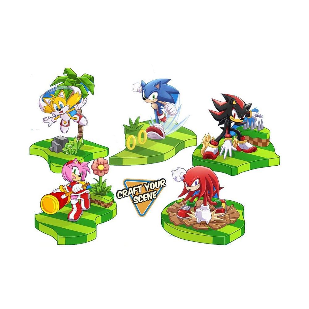Sonic The Hedgehog Craftables Action Figures 8 cm Display (12) Just Toys