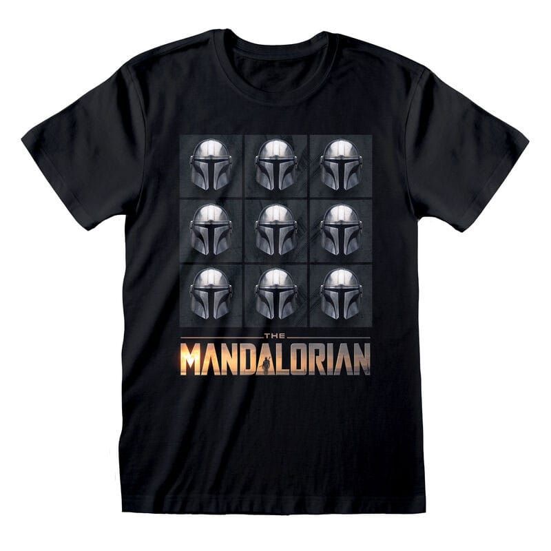 Star Wars The Mandalorian T-Shirt Mando Helmets Size XL Heroes Inc