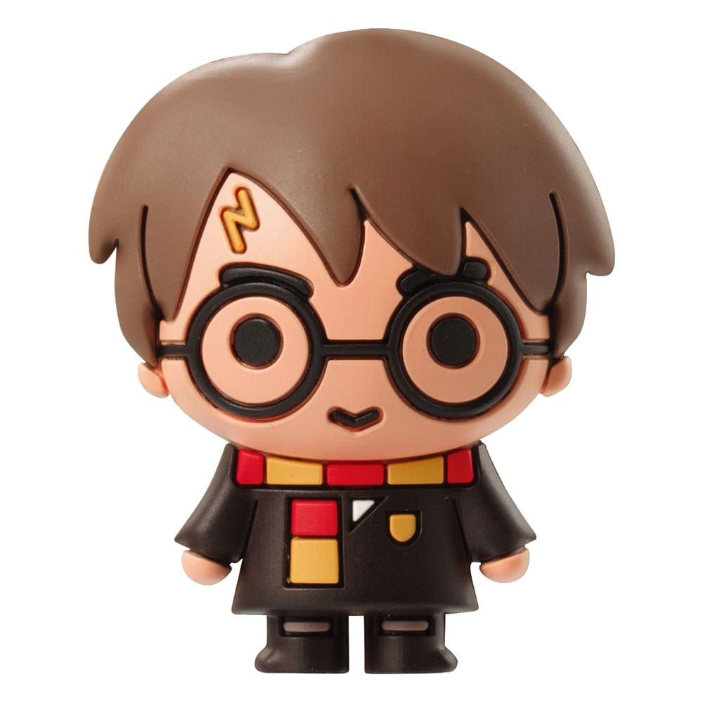 Harry Potter Relief Magnet Harry with Scarf Monogram Int.