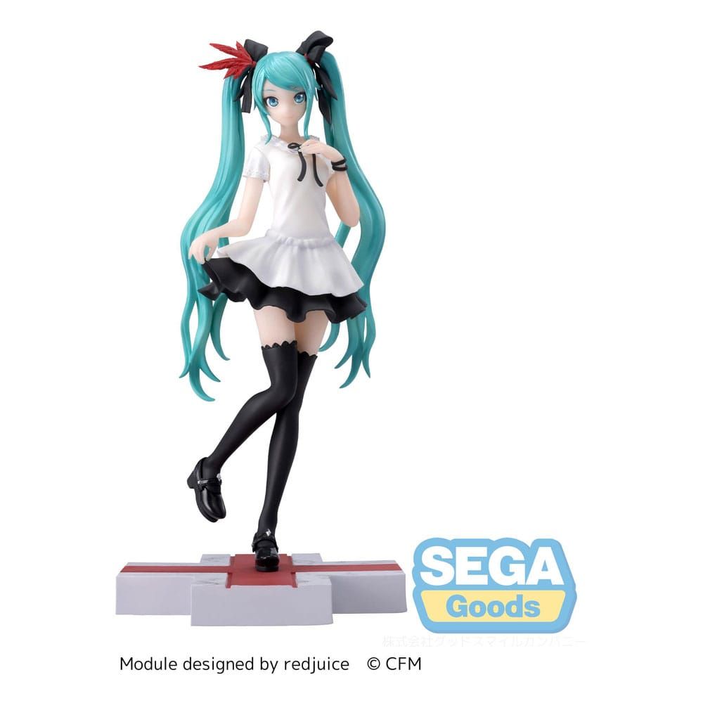 Hatsune Miku: Project DIVA MEGA39's Luminasta PVC Statue Hatsune Miku -Supreme- 18 cm Sega