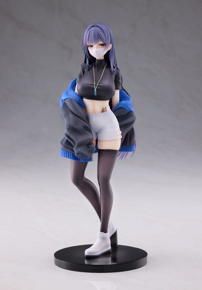Original Character PVC Statue 1/7 Mask Girl Yuna 24 cm Maxcute