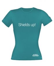 Ultimate Guard Ladies T-Shirt Shields Up! Petrol Blue Size XL