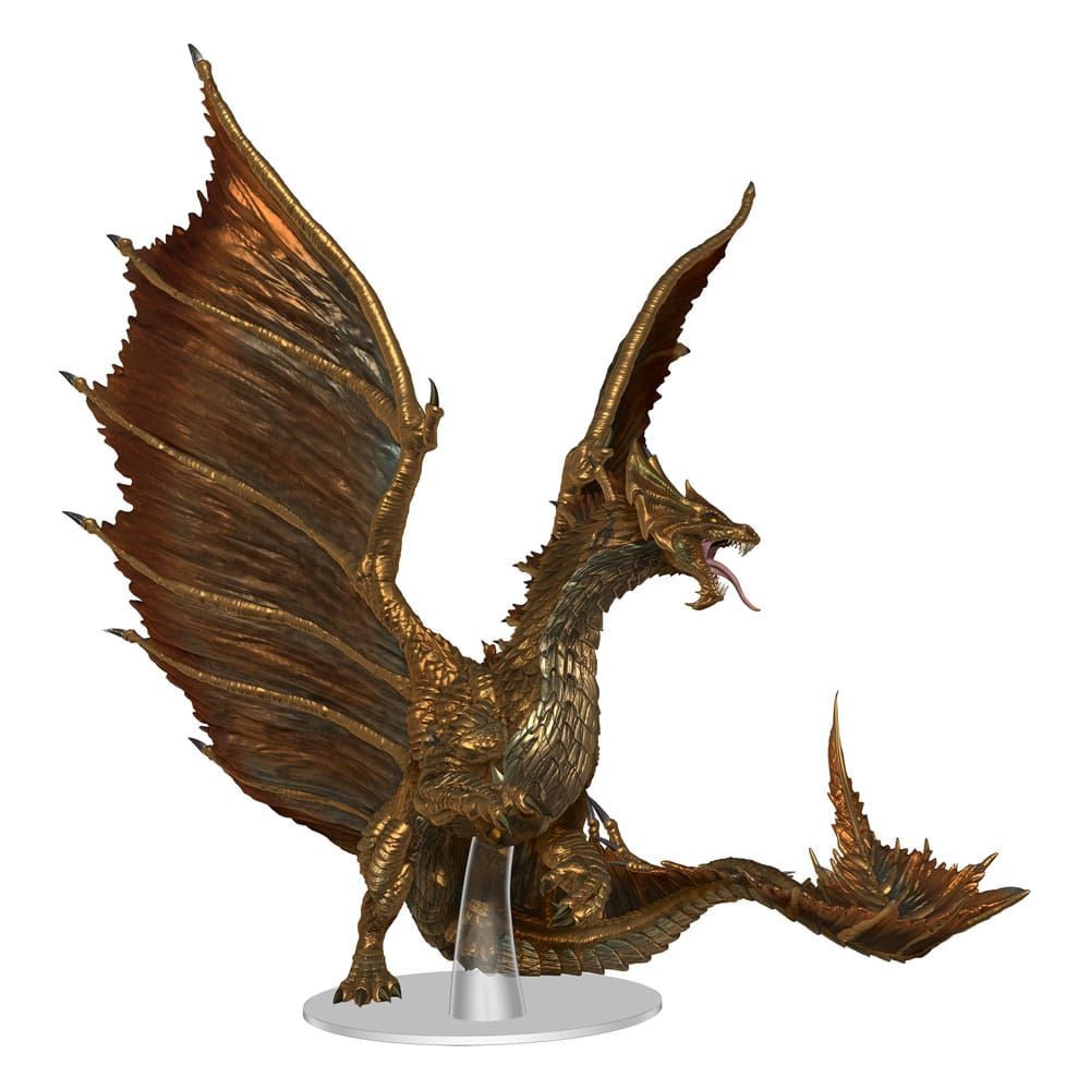 D&D Icons of the Realms Statue Adult Brass Dragon 30 cm Wizkids