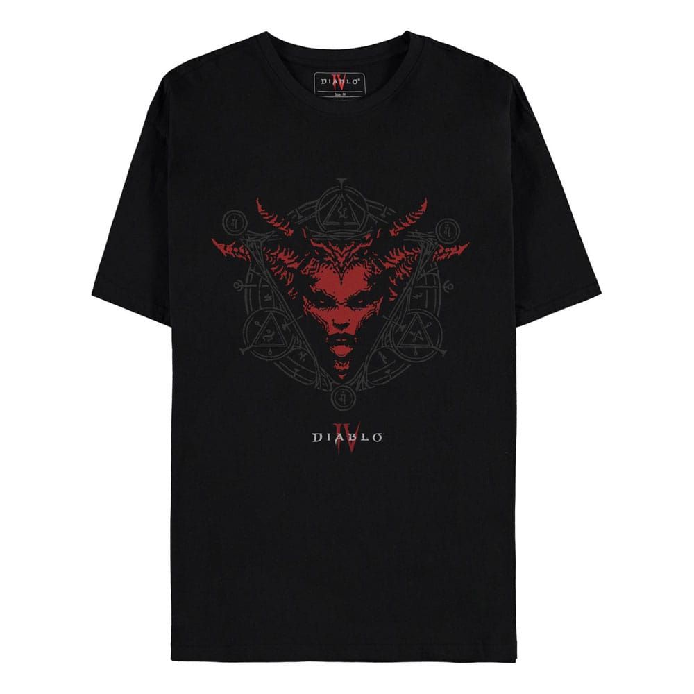 Diablo IV T-Shirt Lilith Sigil Size M Difuzed