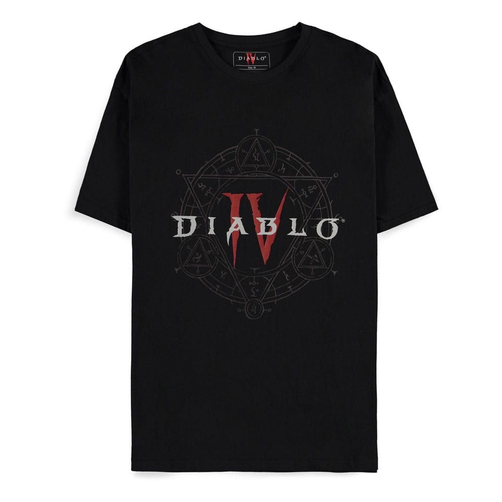 Diablo IV T-Shirt Pentagram Logo Size L Difuzed