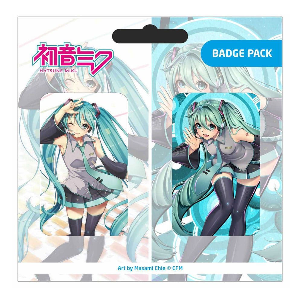 Hatsune Miku Pin Badges 2-Pack Set D POPbuddies