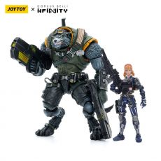 Infinity Action Figures 1/18 Ariadna Equipe Mirage-5 Sergent Duroc & Lieutenant Margot Berthier Joy Toy (CN)