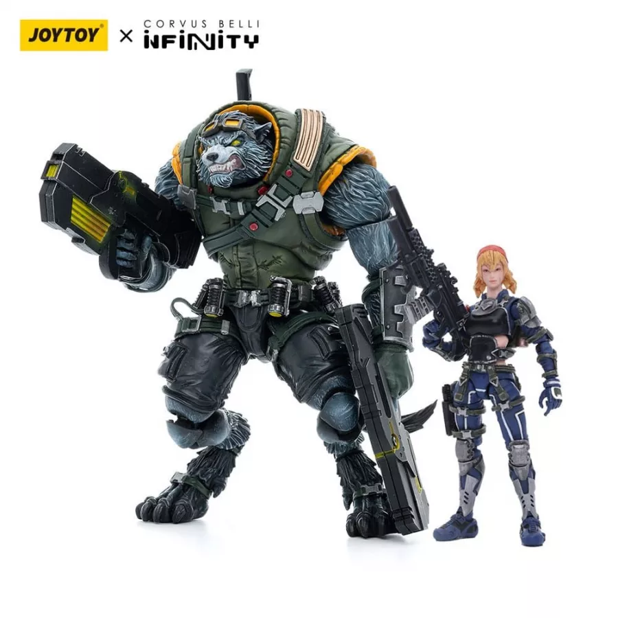 Infinity Action Figures 1/18 Ariadna Equipe Mirage-5 Sergent Duroc & Lieutenant Margot Berthier Joy Toy (CN)