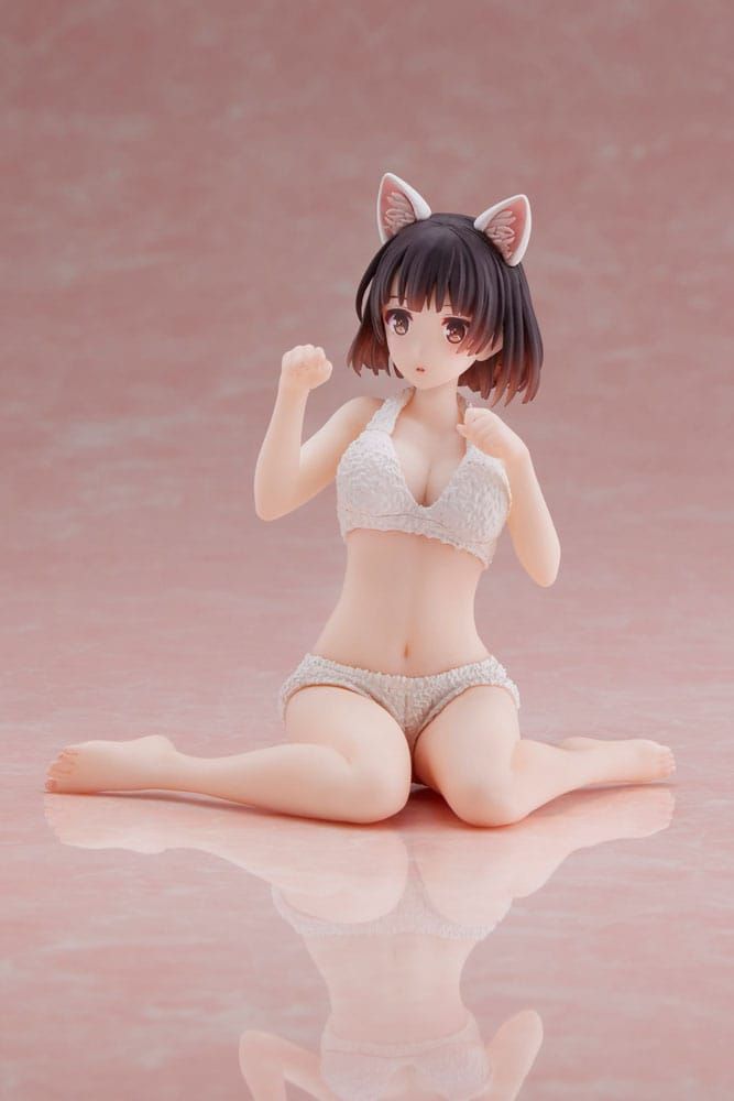 Saekano: How to Raise a Boring Girlfriend PVC Statue Megumi Kato Cat Roomwear Ver. Taito Prize