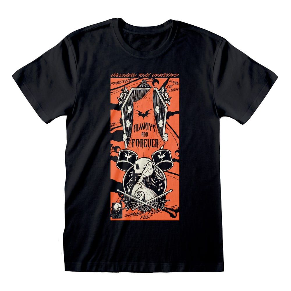 Disney Nightmare Before Christmas T-Shirt Always And Forever Size M Heroes Inc