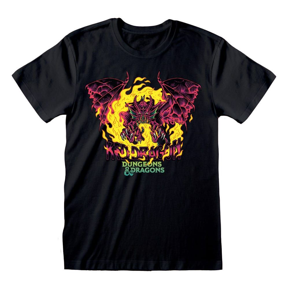 Dungeons & Dragons T-Shirt Red Dragon Size M Heroes Inc