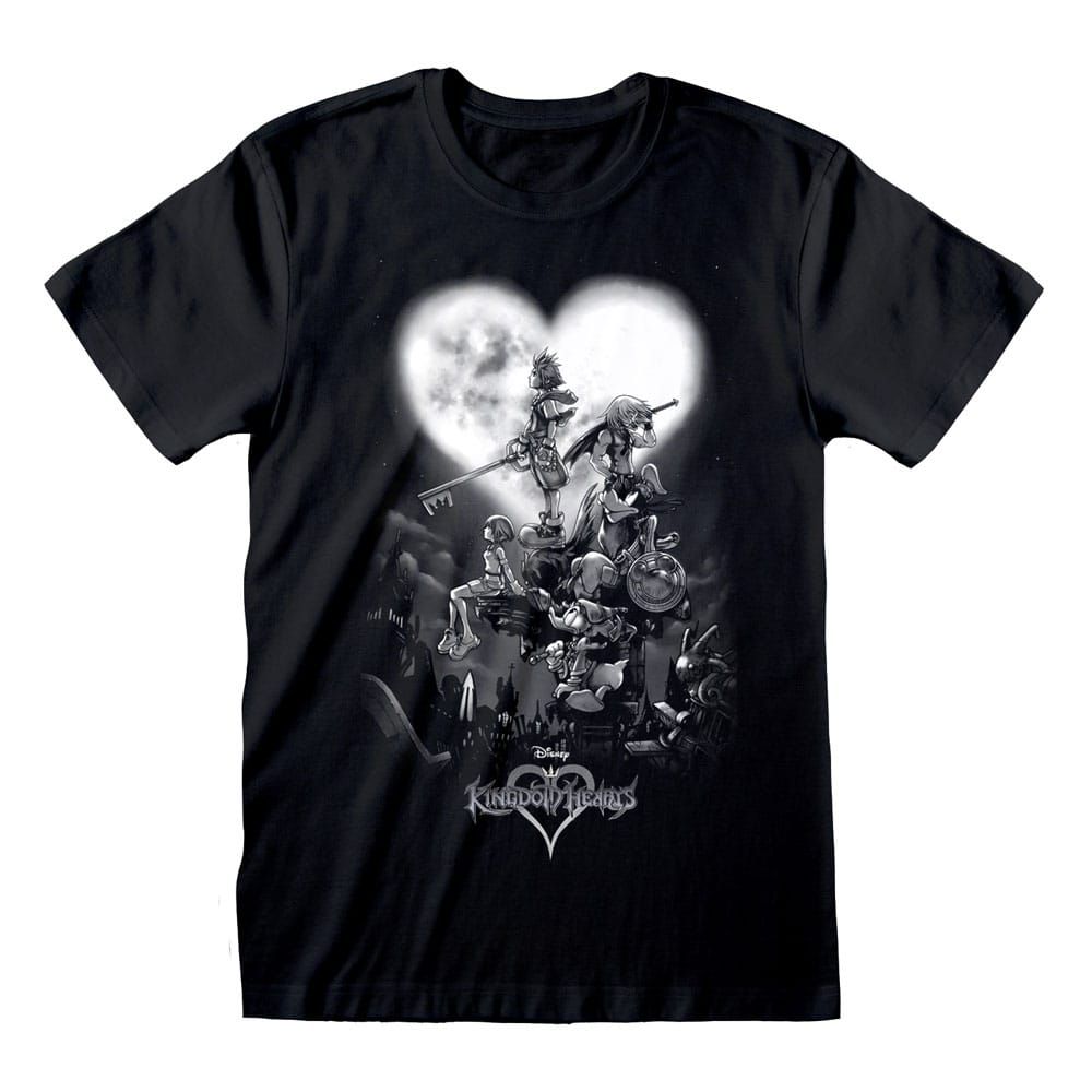 Kingdom Hearts T-Shirt Poster Size L Heroes Inc
