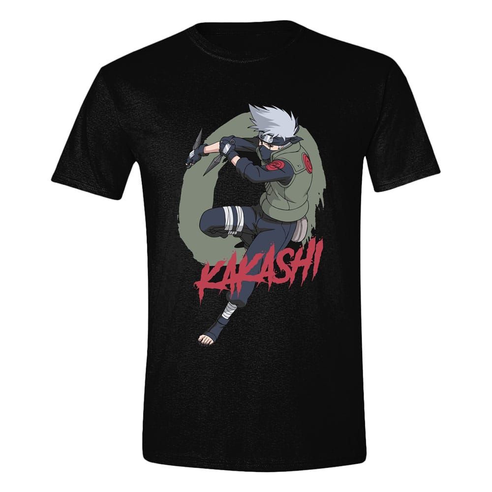 Naruto Shippuden T-Shirt Kakashi Fighting Size L PCMerch