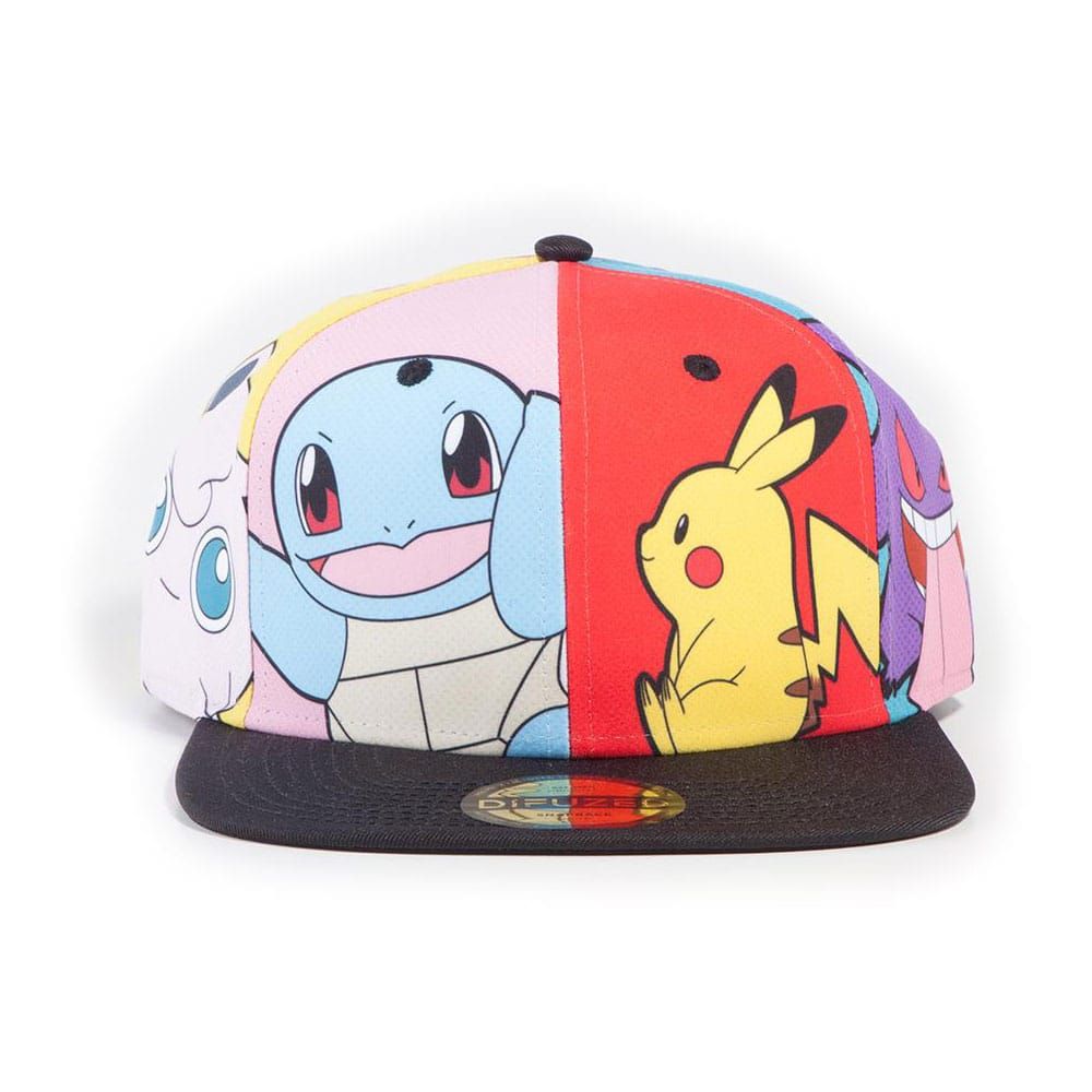 Pokemon Snapback Cap Multi Pop Art Difuzed