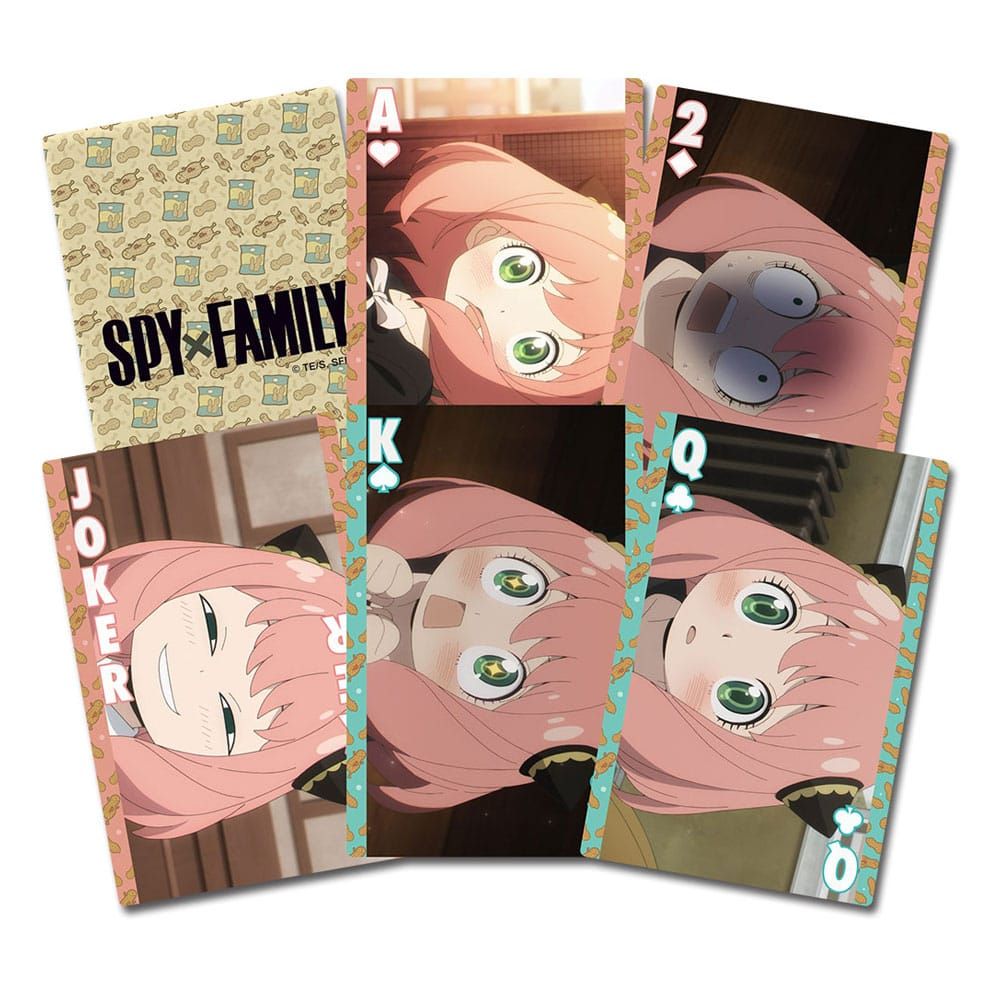 Spy x Family Playing Cards Anya Facial Expressions GEE