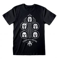 Star Wars: The Mandalorian T-Shirt Strength is Survival Size M