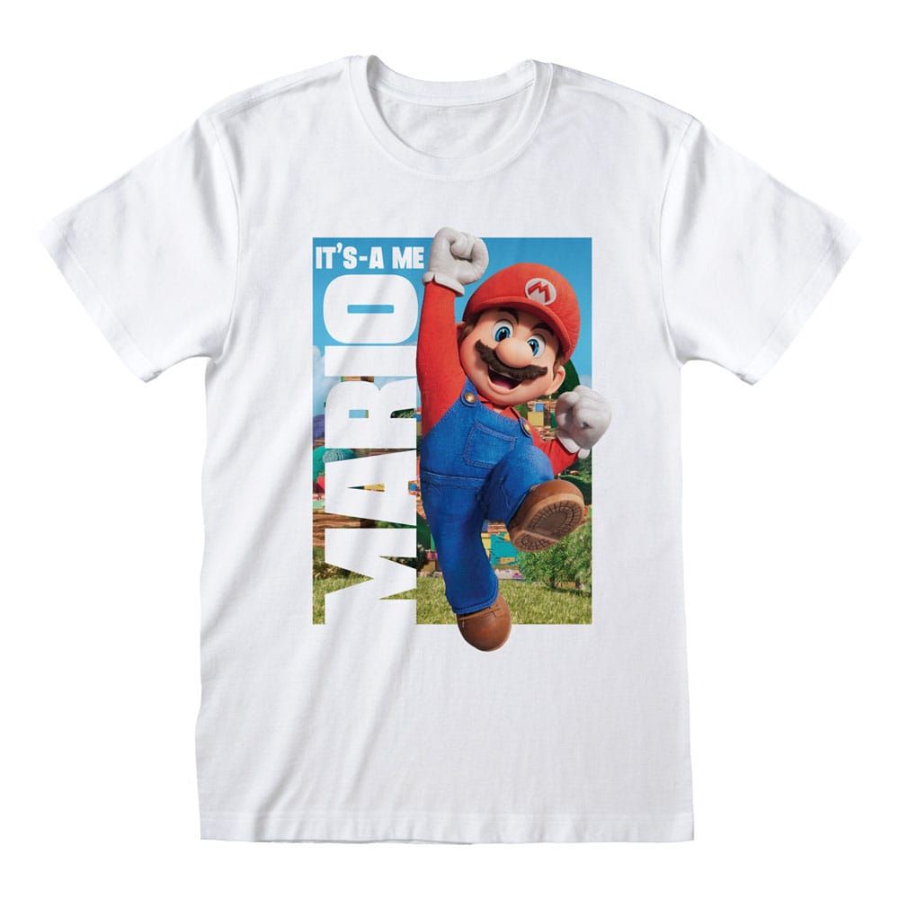 Super Mario Bros T-Shirt It's A Me Mario Fashion Size M Heroes Inc