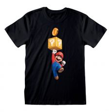 Super Mario Bros T-Shirt Mario Coin Fashion Size S