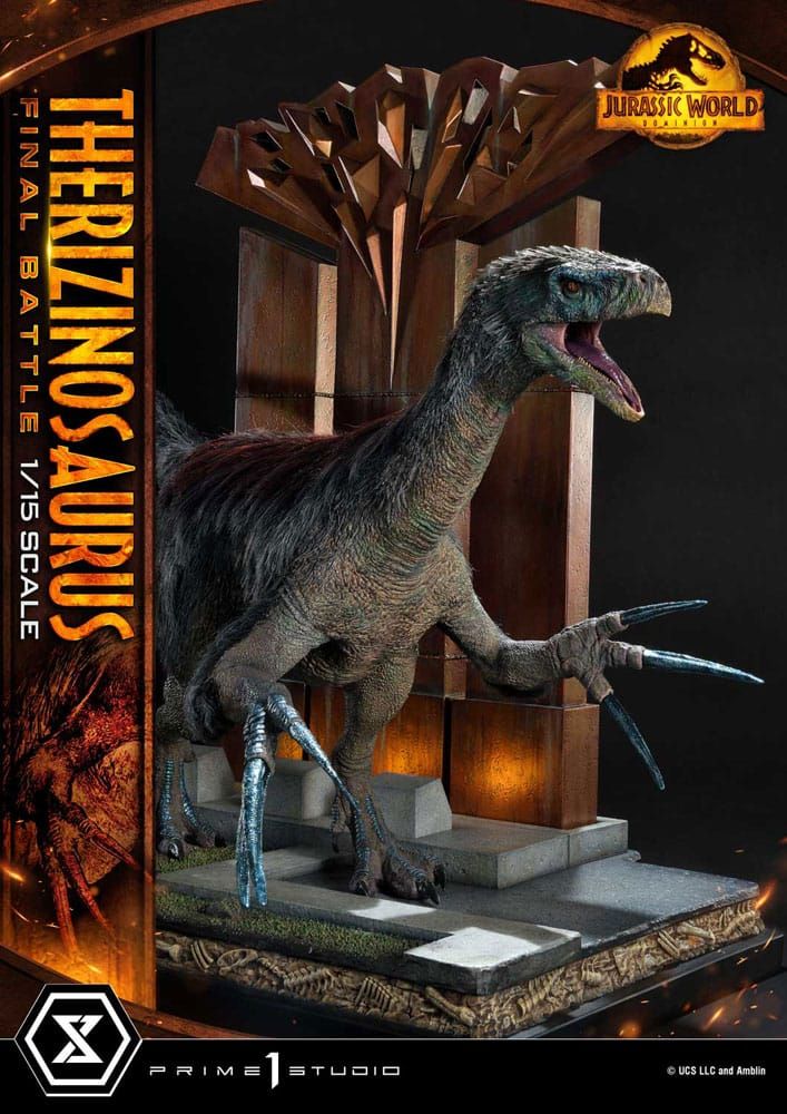 Jurassic World: Dominion Legacy Museum Collection Statue 1/15 Therizinosaurus Final Battle Bonus Version 55 cm Prime 1 Studio