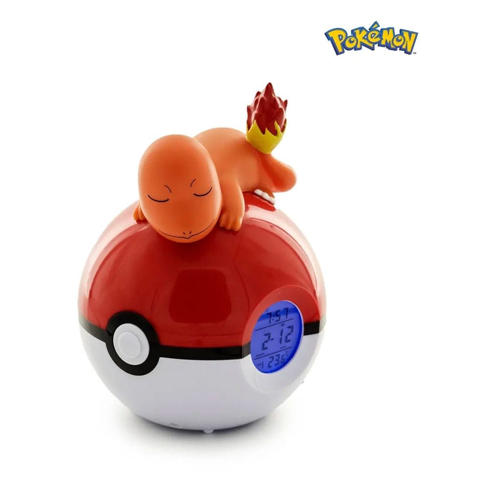 Pokémon Alarm Clock Pokeball with Light Charmander 18 cm Teknofun